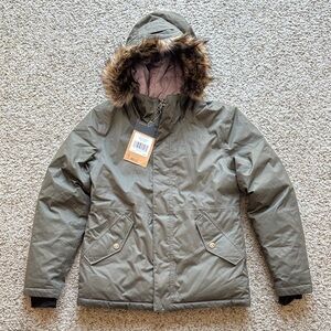 The North Face Girl’s Greenland 550 Fill Down Insulated Parka Dryvent Sz M 10/12